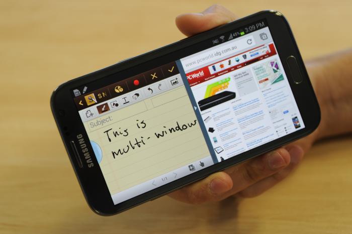 Multi Window on the Samsung GALAXY Note II - Samsung GALAXY Note II to get update that brings Multi Window feature to the phablet
