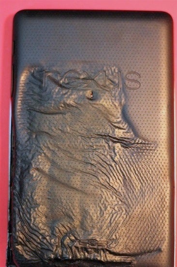 Is Hans Solo stuck in carbonite or has a Google Nexus 7 melted? - The Google Nexus 7 has a meltdown
