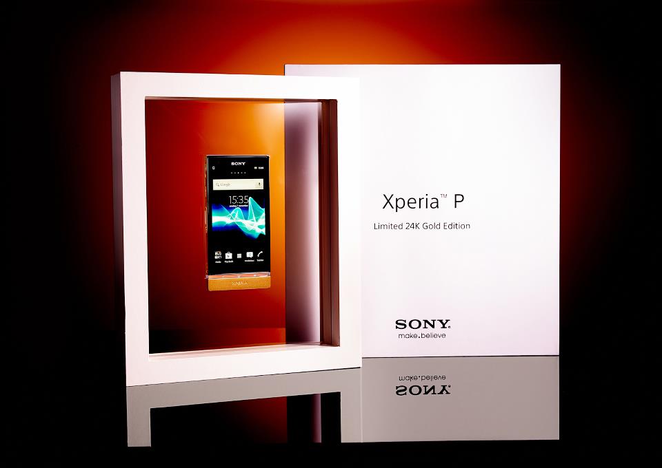 Win a 24K gold Sony Xperia P, a limited edition no matter how you slice it - Sony contest has 24K gold Sony Xperia P as grand prize