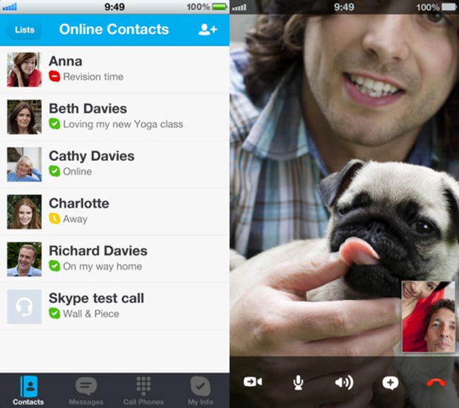 skype for iphone 6s plus