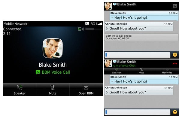 BBM Voice - BBM 7 beta allows you to make voice calls over BlackBerry Messenger with BBM Voice