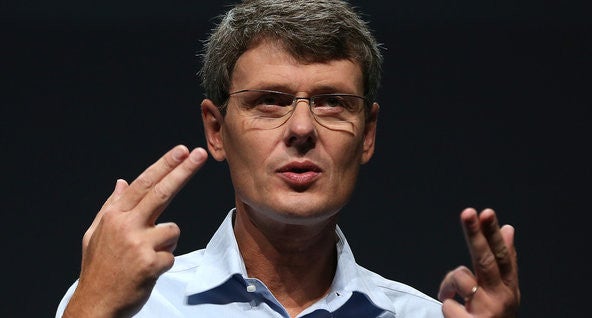 Thorsten Heins is keeping his fingers crossed for the success of BB10 - RIM CEO Heins: One minute sales pitch is all that is needed to snag BlackBerry 10 buyers