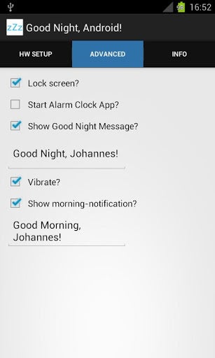 Save your phone's battery with Good Night, Android! - a radio switch automation app