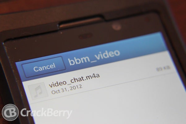 BBM Video is coming soon - BBM Video may be introduced with BlackBerry 10