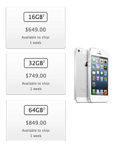 The Apple iPhone 5 is now available unlocked in the U.S. - Unlocked Apple iPhone 5 now listed for sale on Apple's U.S. website