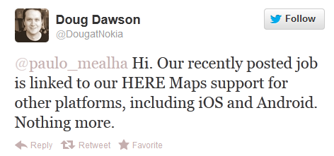 Dawson puts the No in Nokia - Nokia denies it is looking at Android