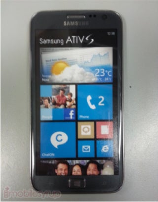 Samsung ATIV S dummy units arriving in stores