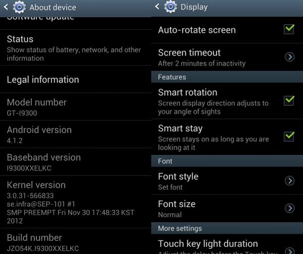 Android 4.1.2 starts to roll out for the GT-i9300 - Android 4.1.2  starts rolling out to international Samsung Galaxy S III models