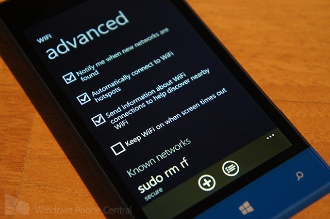 Wi-Fi options will expand with an upcoming update to Windows Phone 8. - Windows Phone 8 constant Wi-Fi connectivity coming to HTC 8S first