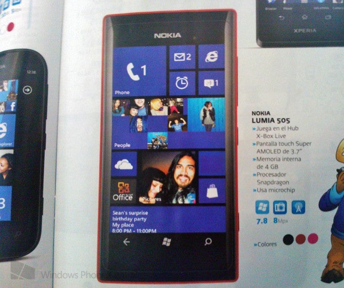 Nokia Lumia 505 coming 'soon'