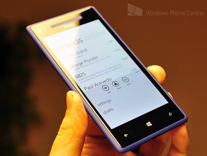 Windows Phone 8 software update rolling out to the HTC 8X