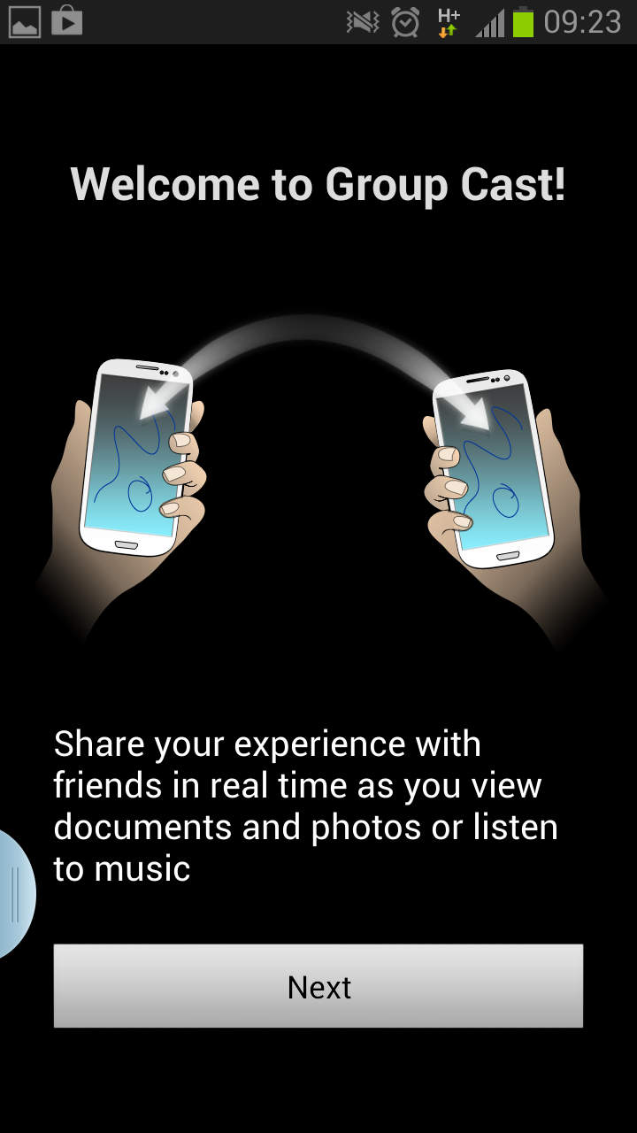 Group Cast lets you share music and video with other Samsung devices - International version of Samsung GALAXY Note II gets updated to Android 4.1.2