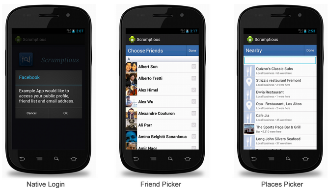 Facebook also releases Android SDK 3.0