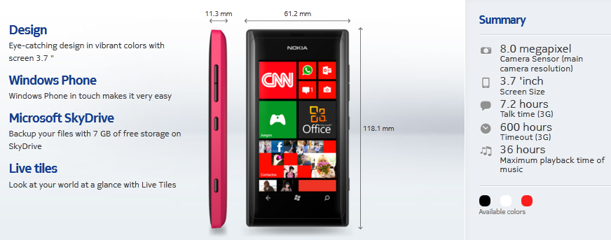 The Nokia Lumia 505 comes with Windows Phone 7.8 out of the box - Entry-level Nokia Lumia 505 now official, features Windows Phone 7.8 right out of the box