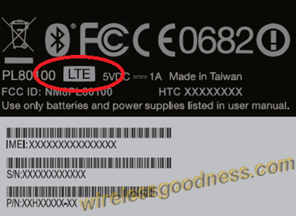 FCC label for the HTC One SV shows itis an LTE device - HTC One SV FCC visit hints at U.S. release, possibly without 4G LTE connectivity