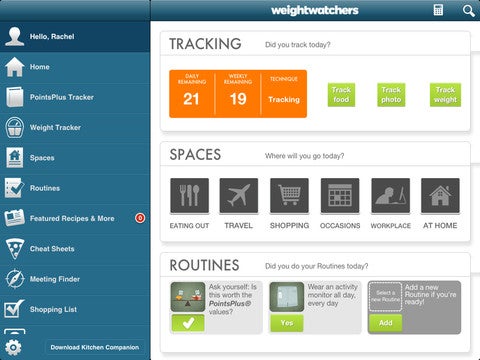 Updated Weight Watchers 360° app launches for iOS and Android with Snap&Track