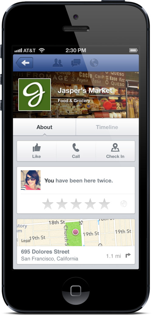 The new Facebook Nearby feature - Facebook's new feature tells you local places that your best buds like