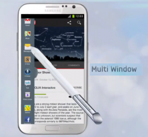 Multi-windows on the Samsung GALAXY Note II - T-Mobile's Samsung GALAXY Note II to get update with multi-windows starting on December 19th