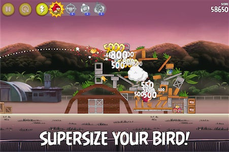 Update to Angry Birds Rio lets you super-size your Birds - 24 new levels available after update to Angry Birds Rio
