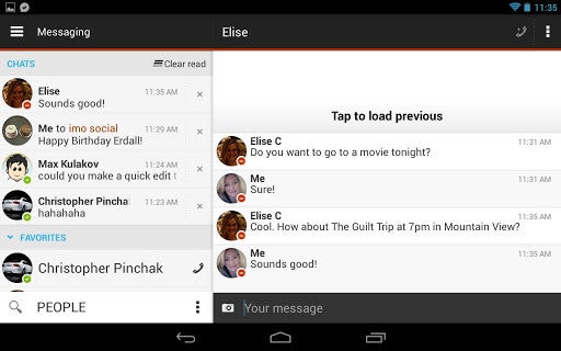Imo messenger Android app update brings tablet optimization