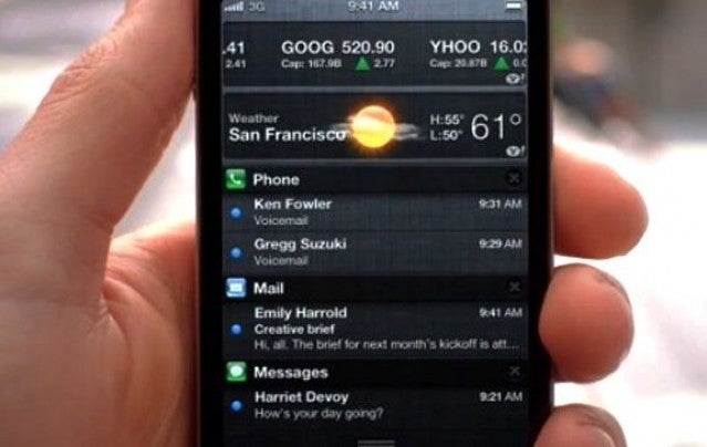 Apple&#039;s Notification Center on the Apple iPhone - Samsung sues Apple in Korea over Apple iPhone Notification Center