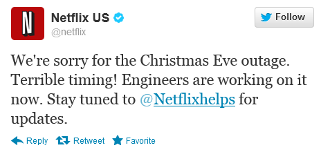 Netflix is down on Christmas Eve - Netflix down on Christmas Eve