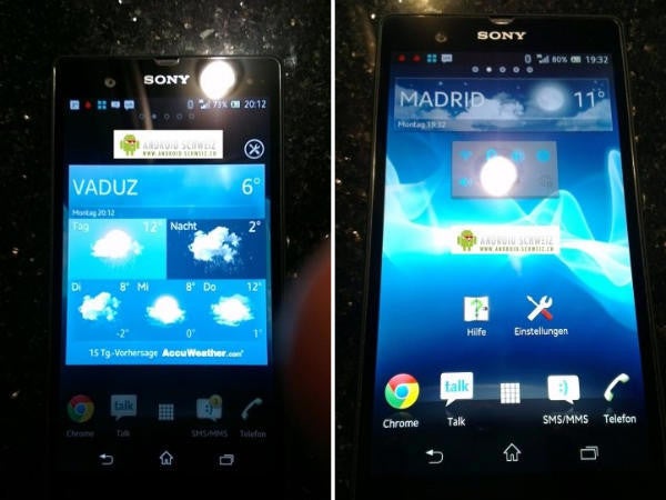 Image alleged to be that of the Sony Xperia Z - Report: Sony Xperia Z to launch on January 15th, beating out next Apple iPhone and Samsung Galaxy S IV