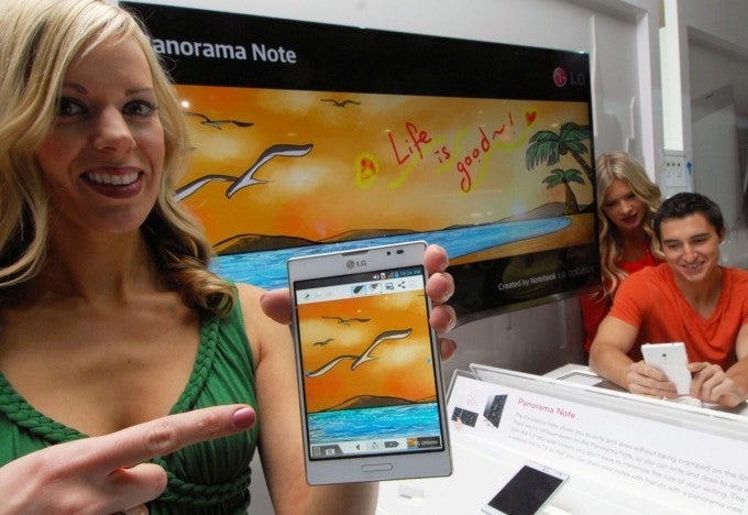 LG will soon show off its Panorama Note at CES - LG to reveal Panorama Note for the LG Optimus Vu: II at CES