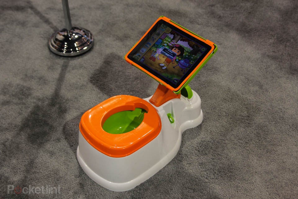 The number 1 tablet helps Junior go number 2 - New accessory for Apple iPad allows number 1 tablet to help your kid go number 2
