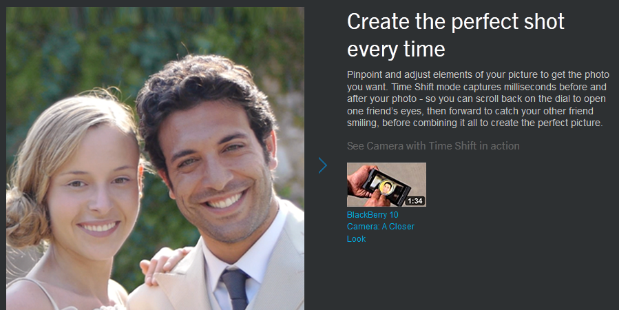 With Time Mode, you will always take the best picture - Walmart Canada taking pre-orders for BlackBerry 10 at select locations