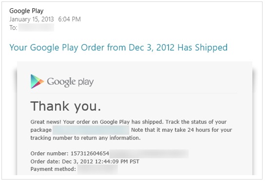 Someone in Canada is getting a Google Nexus 4 real soon! - Next batch of Google Nexus 4 orders getting shipped to Canada