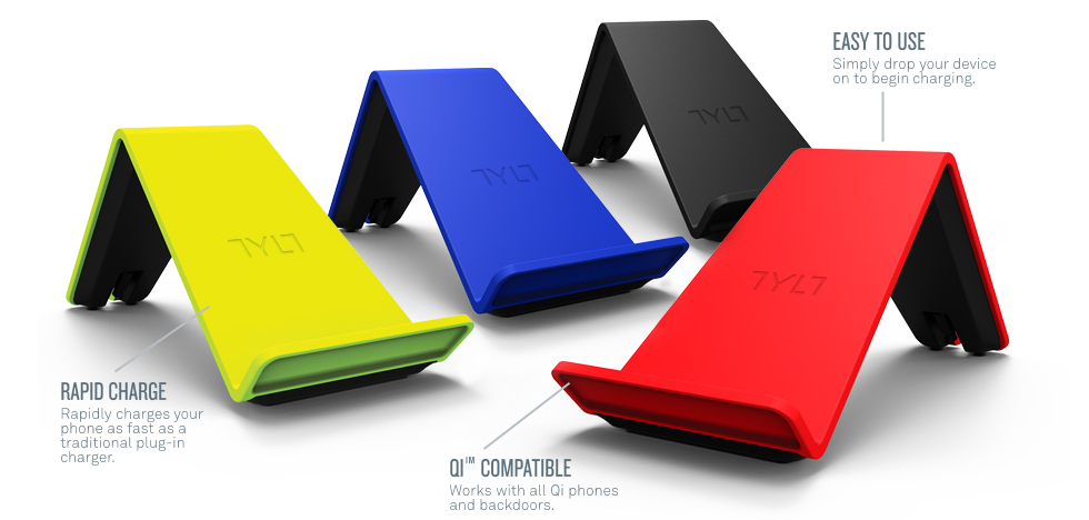 It's a stand and an inductive charger, the Tylt Vu - Tylt Vu inductive charger is also a stand for your phone