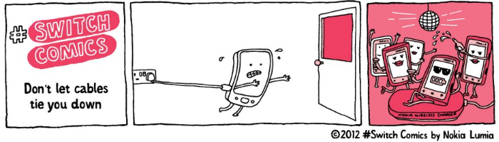 Nokia&#039;s latest #Switch Comic - Nokia comic strip urges people to #Switch to get wireless charging