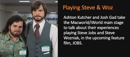 The stars of jOBS will appear at Macworld/iWorld - Ashton Kutcher and Josh Gad to appear at Macworld/iWorld