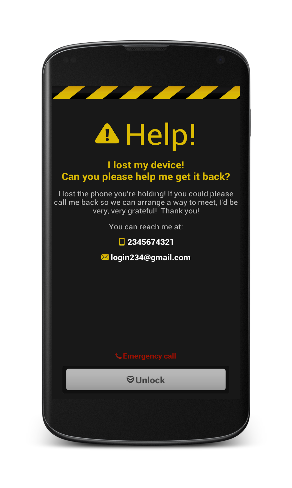 A personalized message can help you get your lost phone back - New feature from Lookout snaps picture of possible phone thieves