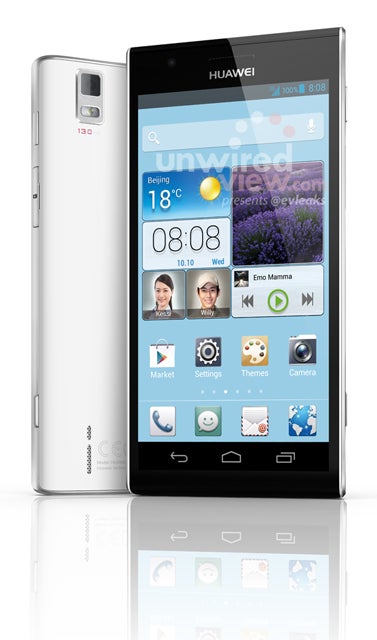 The Huawei Ascend P2 is believed to have a 4.5 inch screen with a FHD resolution - Huawei Ascend P2 poses for the camera with a 4.5 inch FHD screen