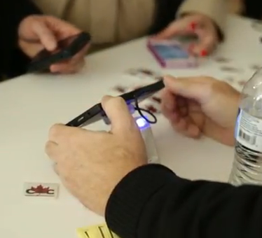 The BlackBerry 10 was tested on a BlackBerry PlayBook - Video shows early reactions to BlackBerry 10
