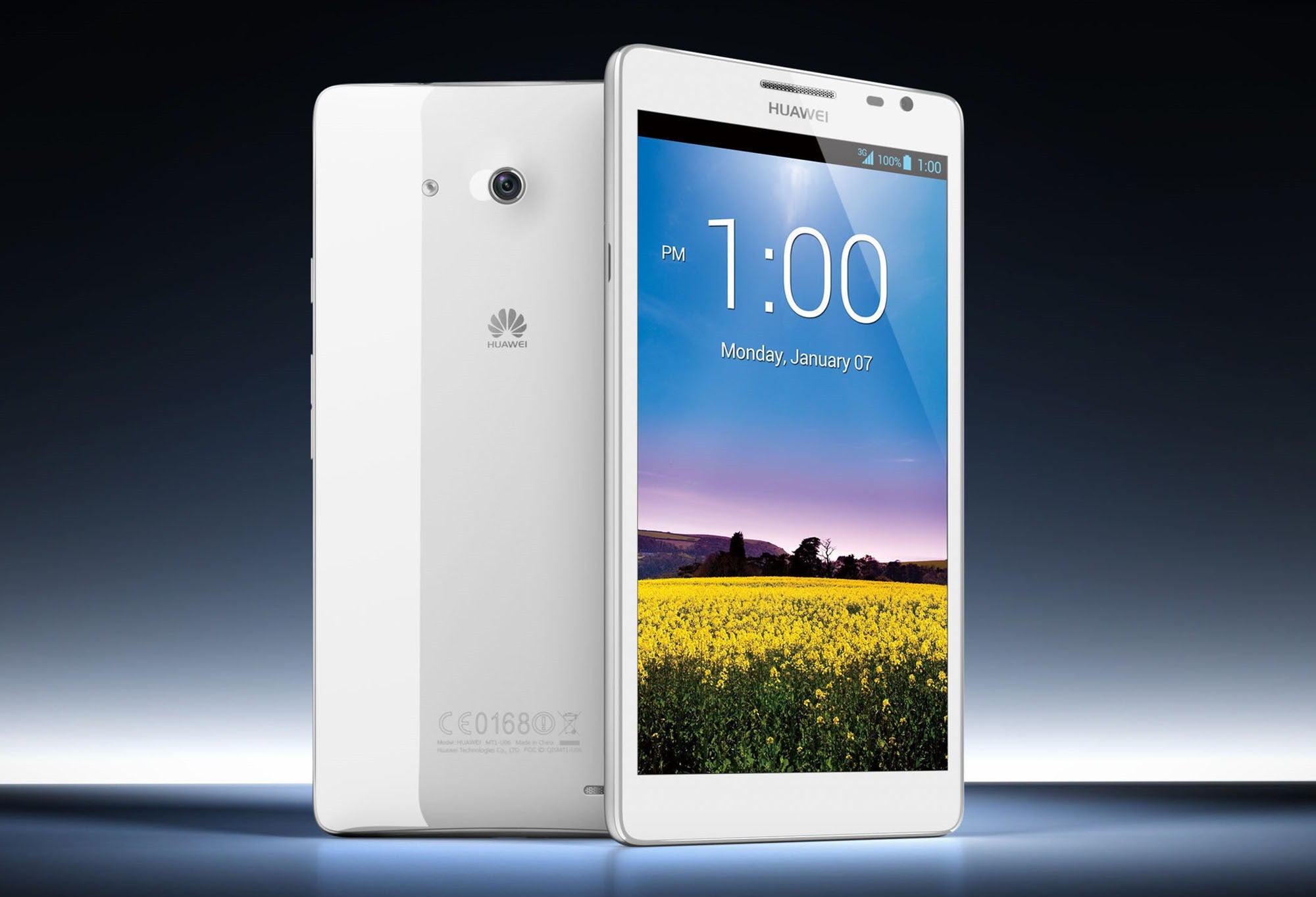 The 6.1 inch Huawei Ascend Mate - IDC: Huawei behind Samsung and Apple in Q4 global smartphone market share