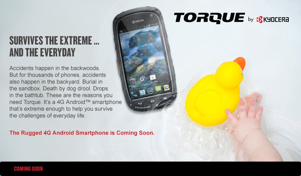 Sprint makes the tough Kyocera Torque official, "coming soon" with bone-conduction tech