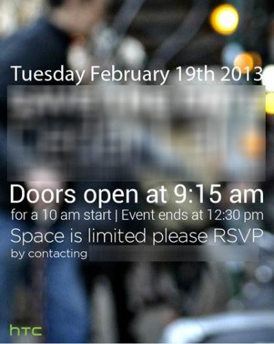 HTC M7 might indeed be announced soon, invites going out for a February 19 event in NYC