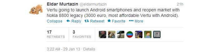 Vertu phones may become less pointless in February, Android model incoming