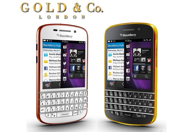 24 karat gold BlackBerry Q10 variant is in the works