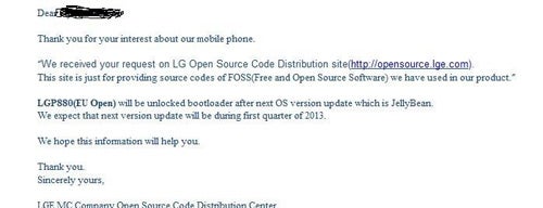 LG Optimus 4X HD getting Jelly Bean update in Q1 2013?