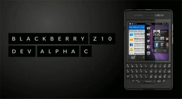 The BlackBerry Dev Alpha C - BlackBerry Dev Alpha C, with QWERTY keyboard, released