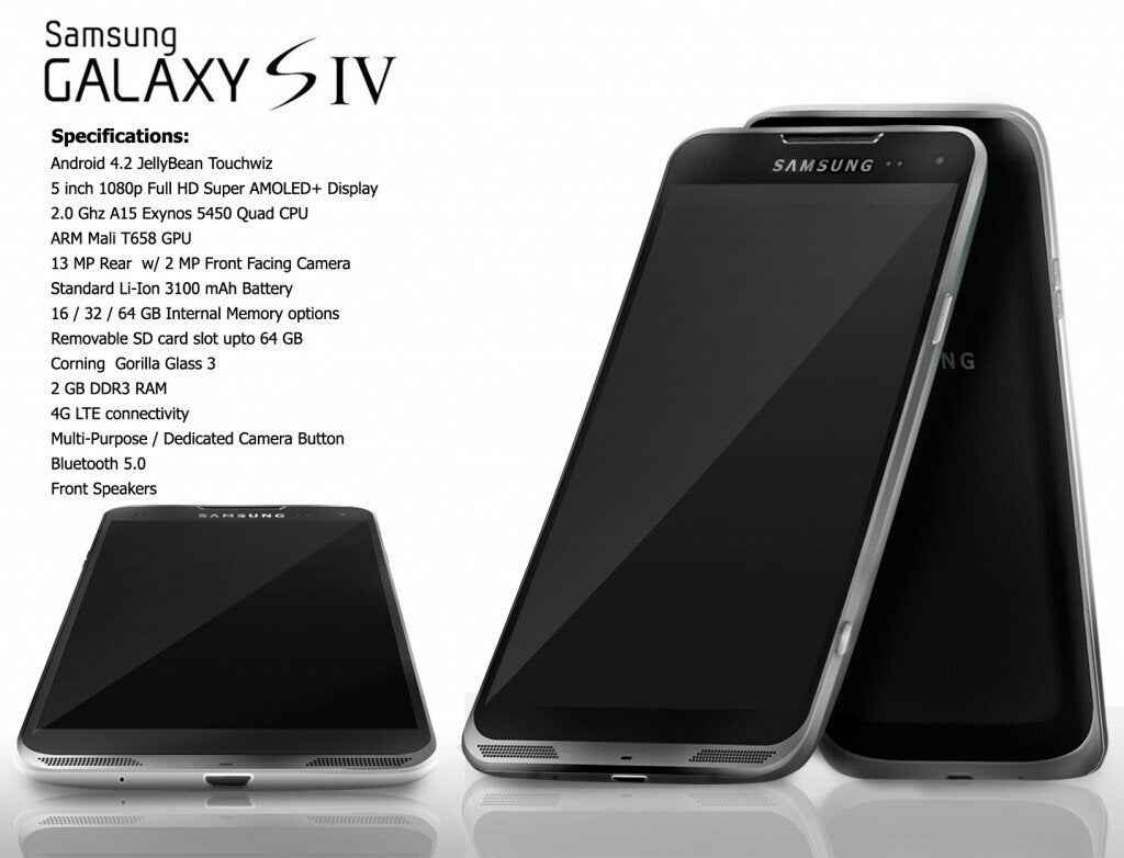 This metal-clad Galaxy S IV concept render should be framed at Samsung's design desk