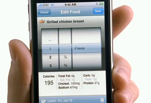 Eating healthy? There's an app for that - New BlackBerry ads as the BlackBerry Z10 launches in Canada