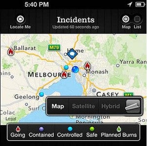 The FireReady app for iOS - Once again, Apple Maps is called &quot;dangerous&quot;