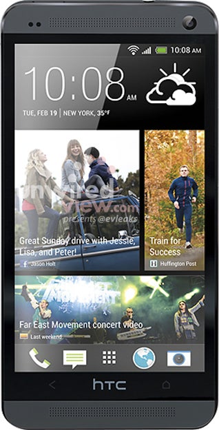 Alleged black HTC One render leaks