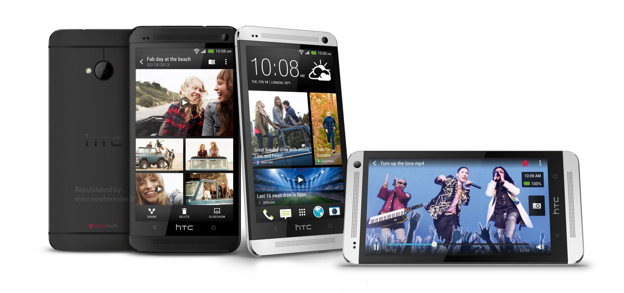 Allegedly official HTC One renders leak hours before announcement