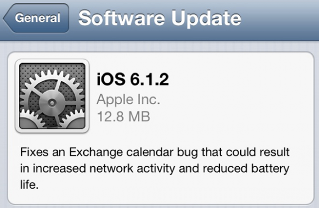 Apple has released iOS 6.1.2 - Apple releases iOS 6.1.2, fixes various bugs but not the passcode flaw